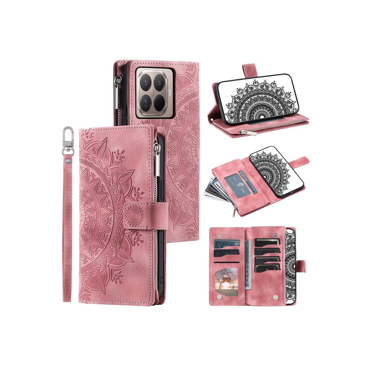 Til Xiaomi 17T Lommebokdeksel Mandala 