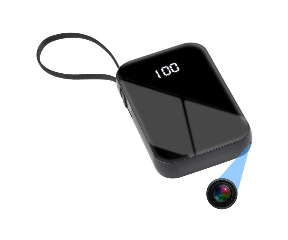 1080P HD WiFi-kamera 5000mAh bärbar powerbank säkerhetskamera