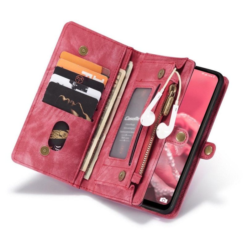 CASEME for Samsung Galaxy A13 5G / A04s 4G 2 - in - 1 Detachable - Red