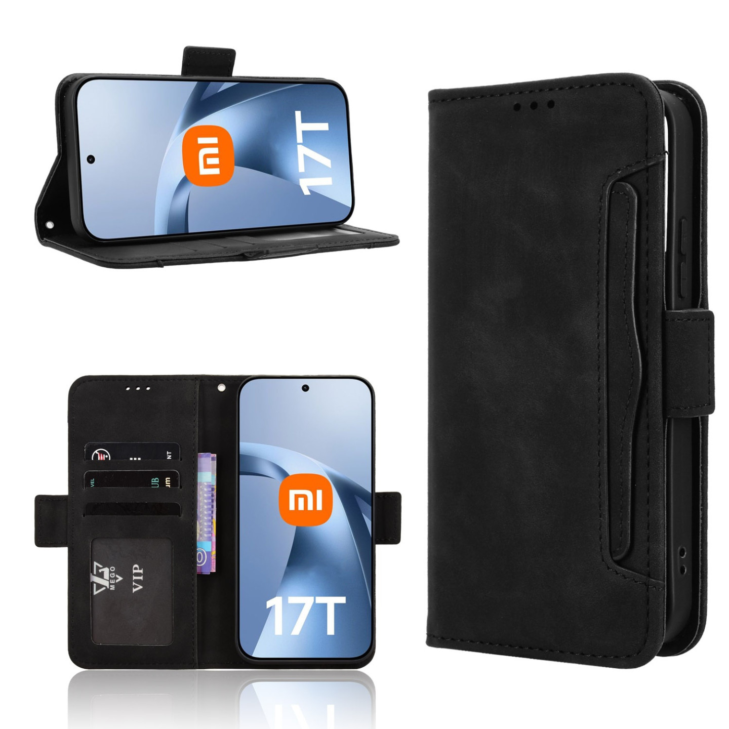 For Xiaomi 17T Phone Wallet Case