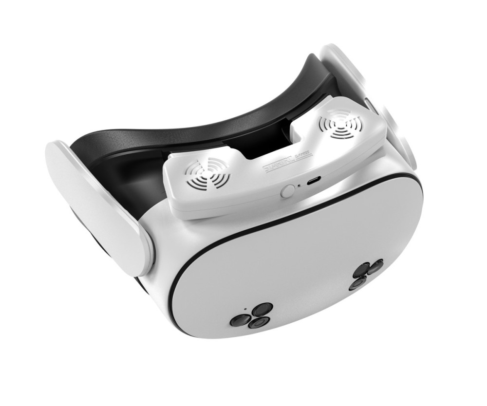 För Meta Quest 3S VR Face Mask Magnetisk kylfläkt Foam Pad Andas ansiktsskydd