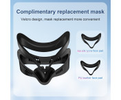 För Meta Quest 3S VR Face Mask Magnetisk kylfläkt Foam Pad Andas ansiktsskydd