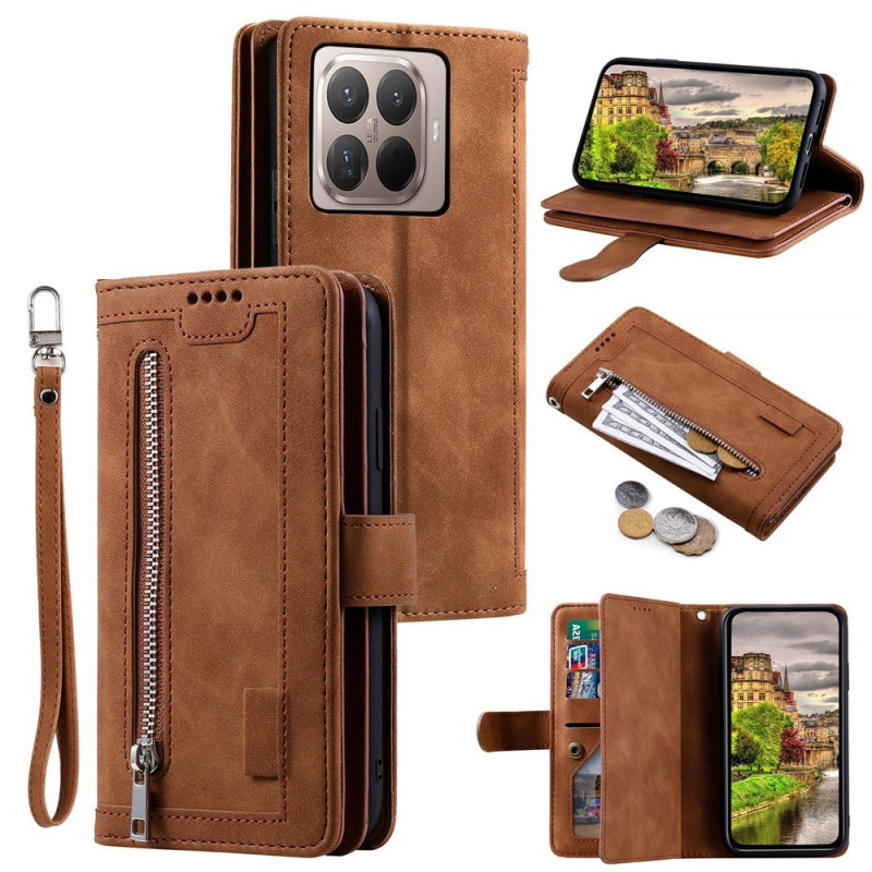 For Xiaomi 17T Pro Phone Wallet Case Zipper Wallet
