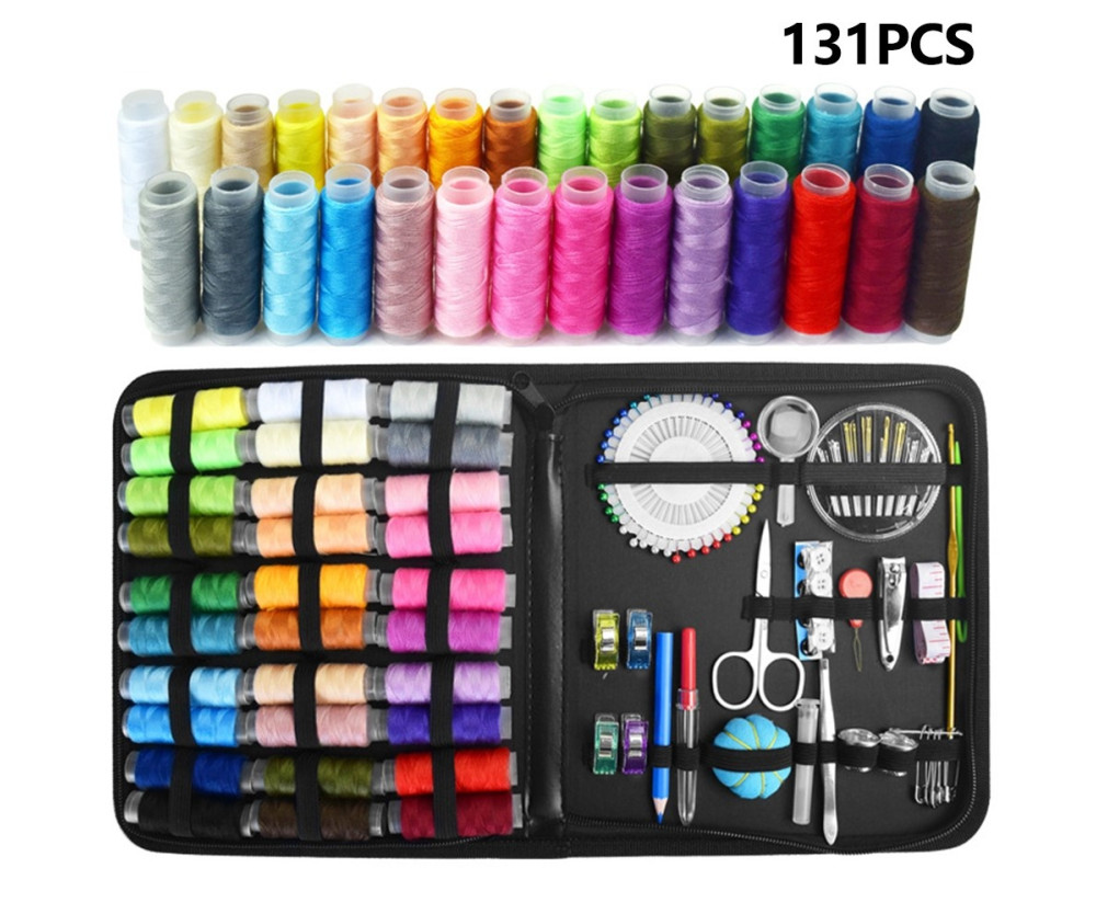 131 st Sy-tillbehör Sömnad Gör-det-själv Broderi Handarbete Nål Tråd Saxset