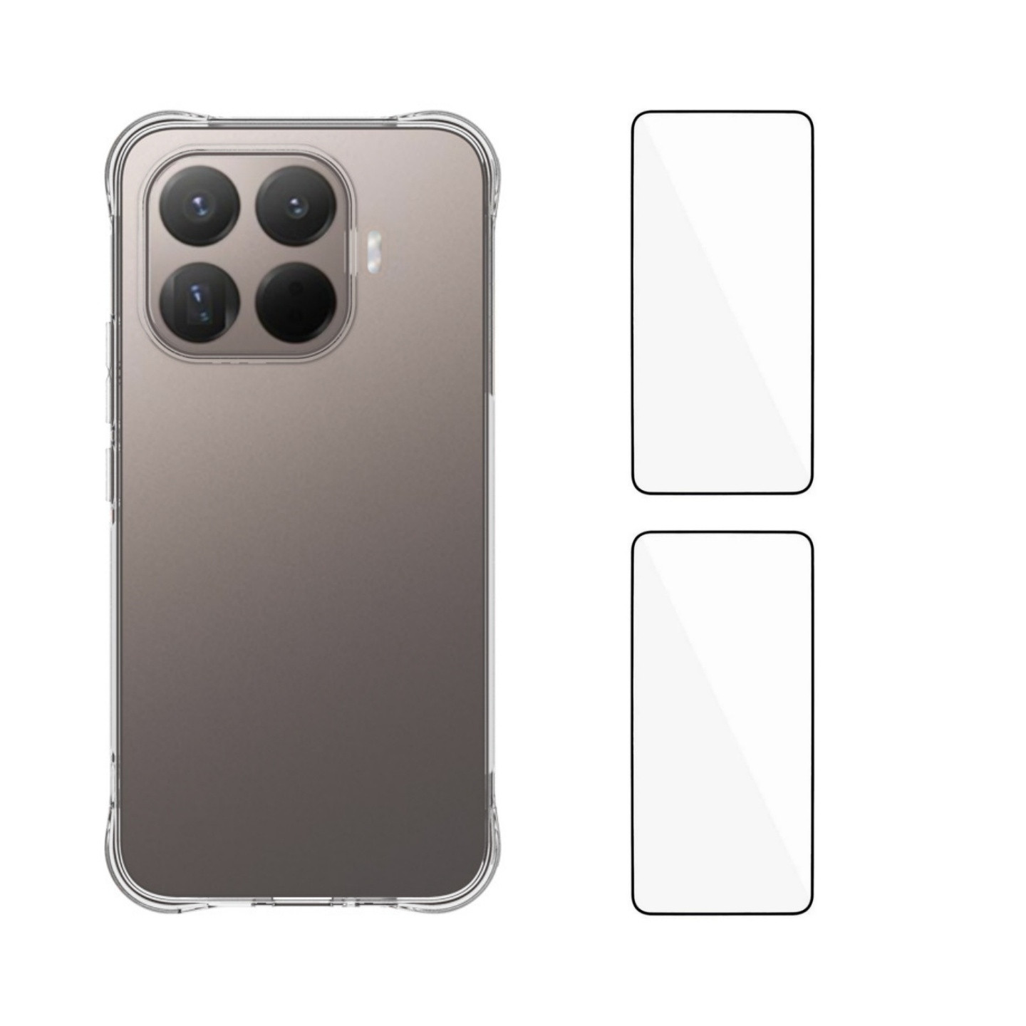 WANLONFENG For Xiaomi 17T Pro Phone Case with Screen Protector