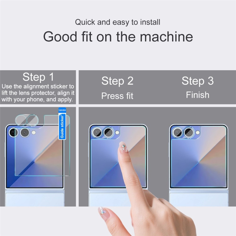 IMAK Til Samsung Galaxy Z Flip8 / Z Flip7 5G Kameralinsebeskytter