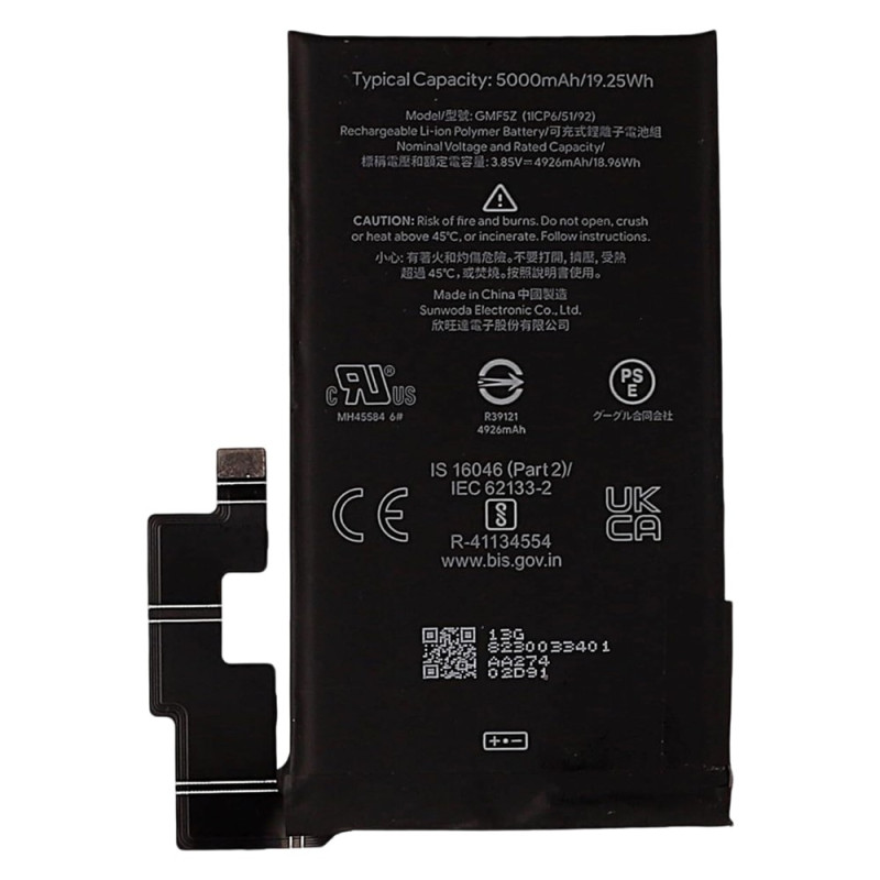 Akku Google Pixel 7 Pro 5G 3.85V 4926mAh GMF5Z