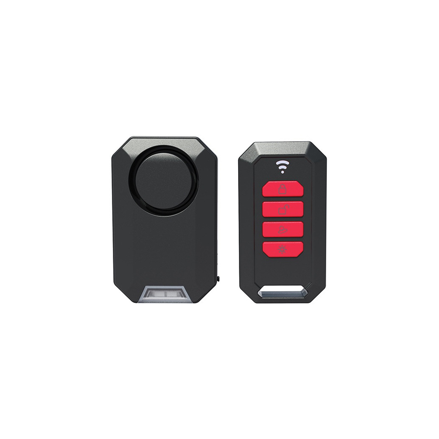 135dB Anti-theft Bike Alarm with Remote Control – Siren & Remote-Controlled RGB Light