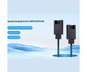 2 i 1 laddningskabel kompatibel med Nintendo Switch Joy-Con 2,5 m förlängd USB-laddarsladd