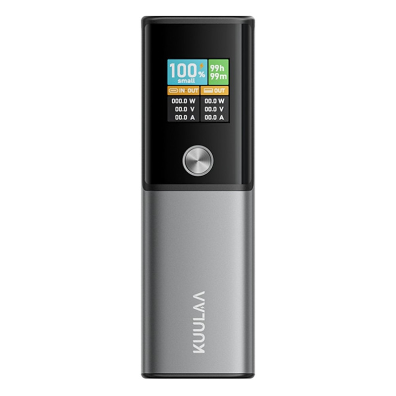 14.000 mAh powerbank / nødoplader – 100 W PD-hurtigopladning og smart TFT-display