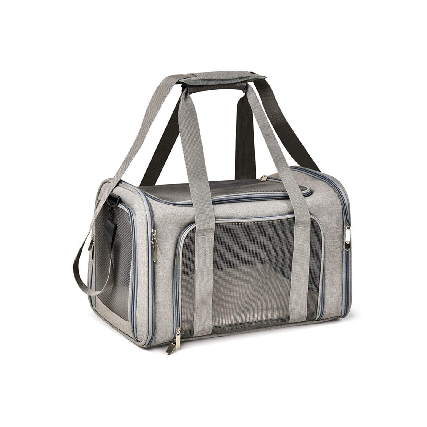 Airline-approved travel carrier for dogs and cats up to 8 kg (XL, 50 x 34 x 34 cm)