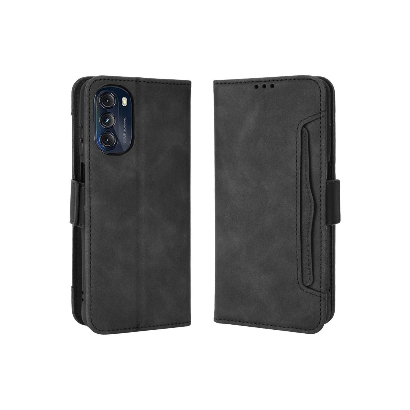 Motorola Moto G 5G 2022 Lommebok - deksel - Svart