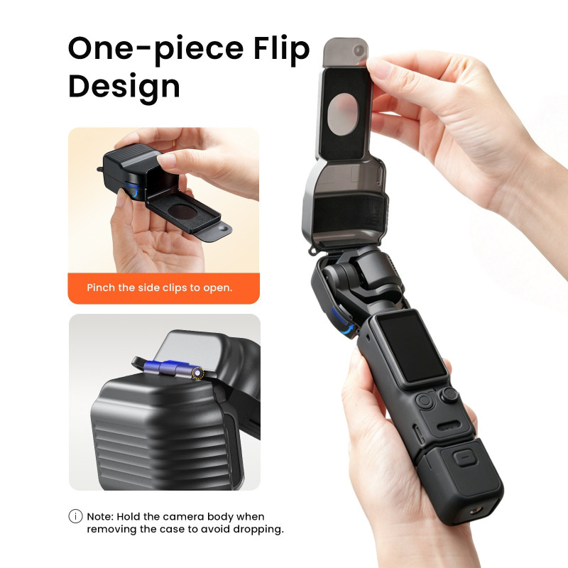 3-in-1 Protective Case/Shell for DJI Osmo Pocket 4 Action Camera