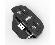 HS-XO221 för Xbox One Controller Audio Enhancer 3,5 mm Stereo Headset Adapter
