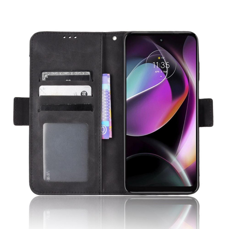 Wallet Stand Phone Case for Motorola Moto G 5G 2022 - Black