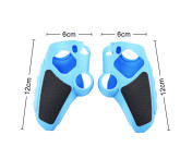 Playstation 5 / PS5 Silikon Skin Skal Fodral Anti-Slip Skydd + Joystick Caps - Röd