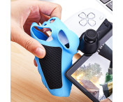 Playstation 5 / PS5 Silikon Skin Skal Fodral Anti-Slip Skydd + Joystick Caps - Lila