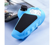 Playstation 5 / PS5 Silikon Skin Skal Fodral Anti-Slip Skydd + Joystick Caps - Lila