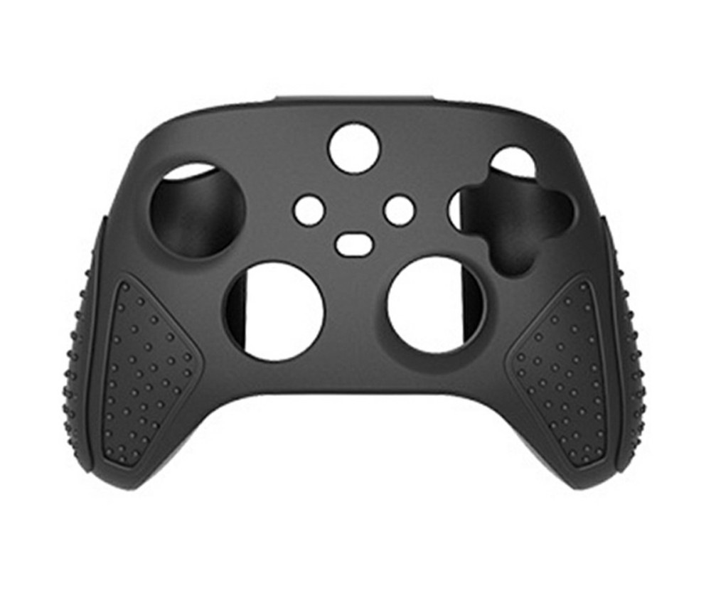 För Xbox Series S/X Game Controller Dammtätt silikonskydd Anti-halk Fodral - Svart