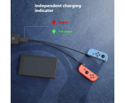 Laddarkabel kompatibel med Nintendo Switch OLED Joy-Con Controller 2 i 1 USB