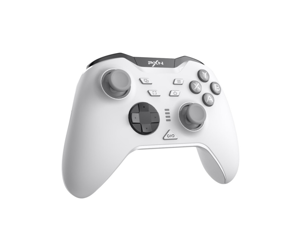 Bluetooth trådlös spelkontroll med mottagare Kompatibel med Steam PC Android iOS Nintendo Switch - Vit