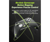 Bluetooth trådlös spelkontroll med mottagare Kompatibel med Steam PC Android iOS Nintendo Switch - Svart