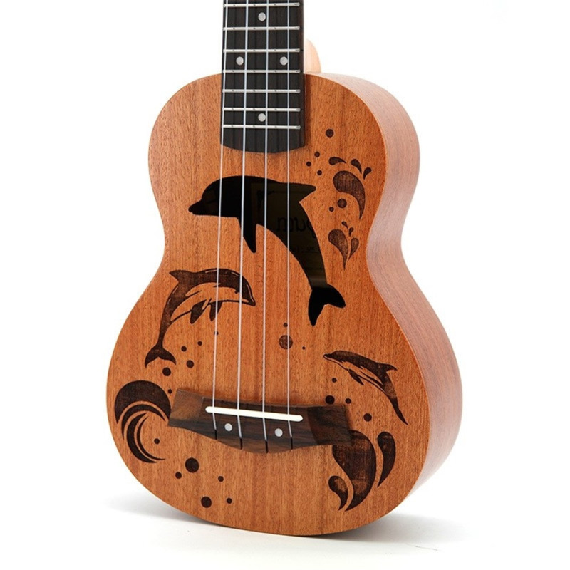 Sapele Ukulele 4-kielinen soitin