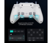 Bluetooth trådlös spelkontroll med mottagare Kompatibel med Steam PC Android iOS Nintendo Switch - Rosa