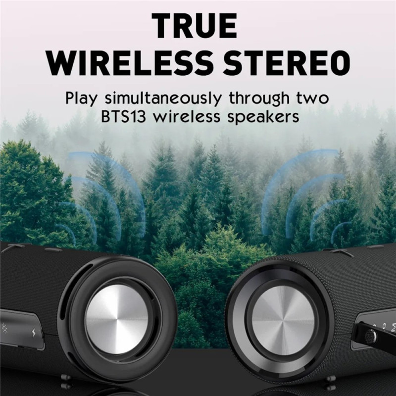 LDNIO BTS13 Bluetooth 5.3 Speaker, 2000 mAh, RGB Mood Lighting, Bass Stereo