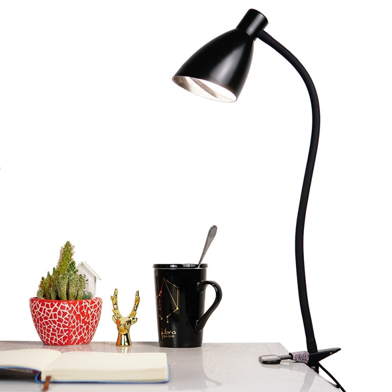 LED Desk Lamp with Clamp – USB-Powered, 3 Color Temperatures