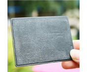 Ultratunn soldriven fickkalkylator Miniräknare 8 siffror Touch Calculator - Svart