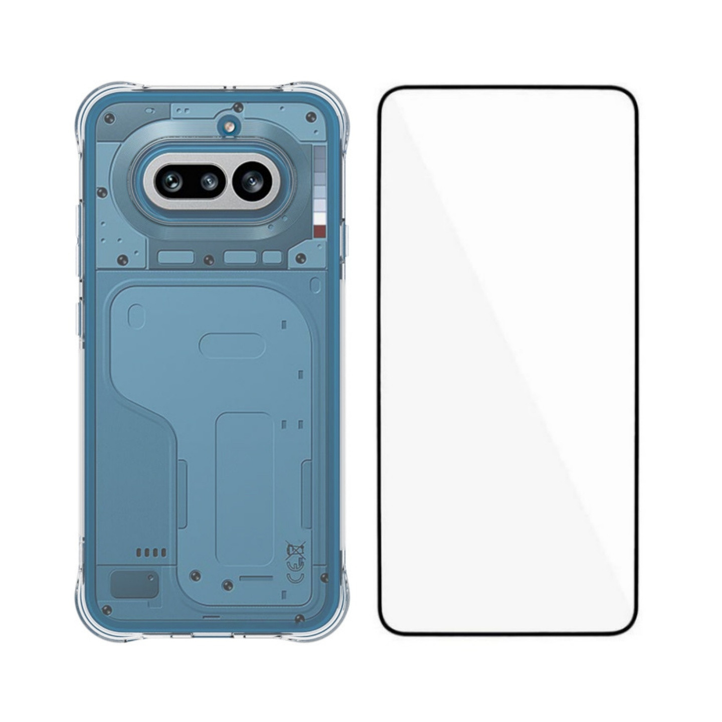 WANLONFENG Suojakuori ja Näytönsuoja Nothing Phone (4a) -puhelimelle