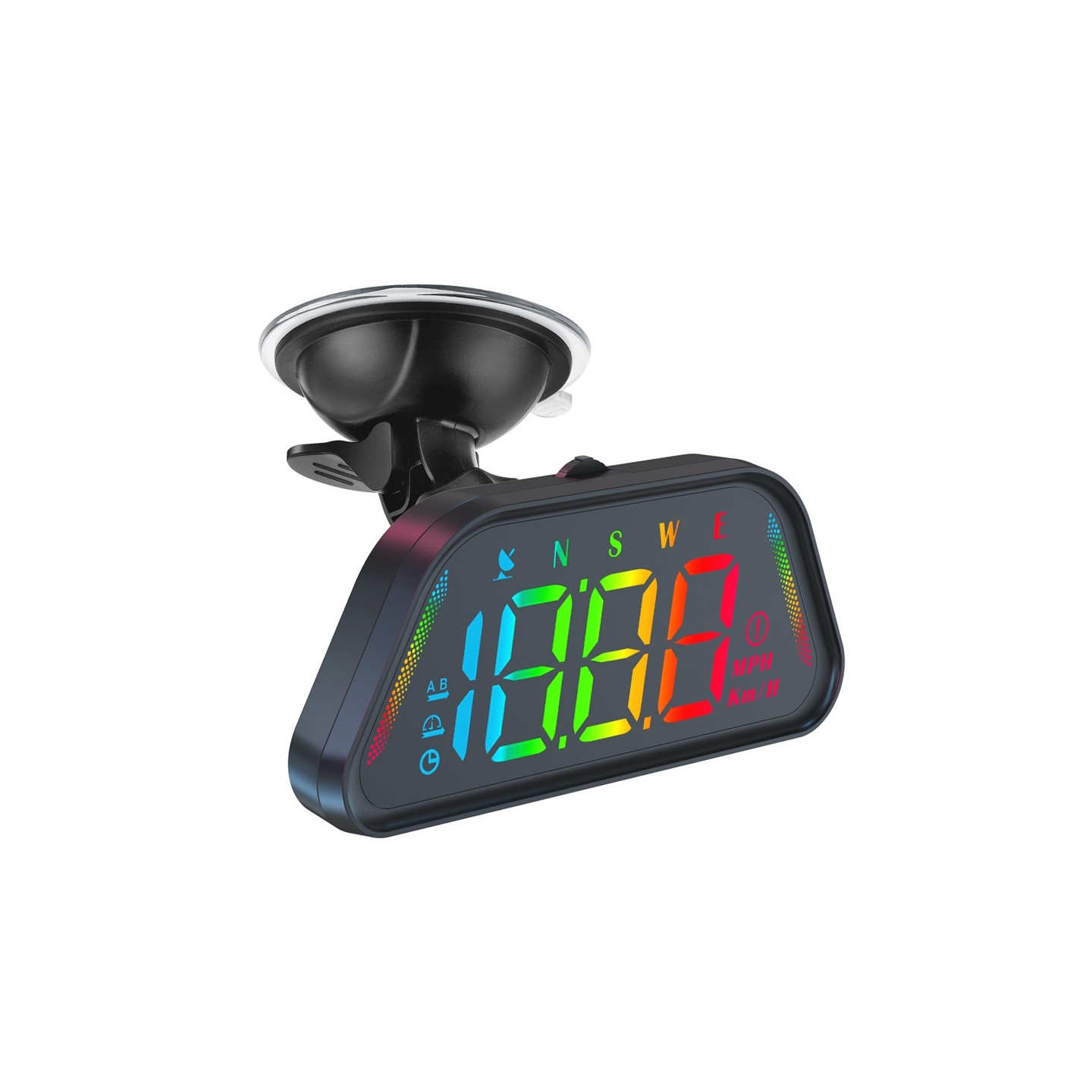 Speedometer med GPS, HUD (Head-Up Display), kompass og høydemåler – automatisk av/på