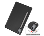 För Lenovo Idea Tab Pro Fodral Tri-Fold Stativ Skal med pennhållare - Svart
