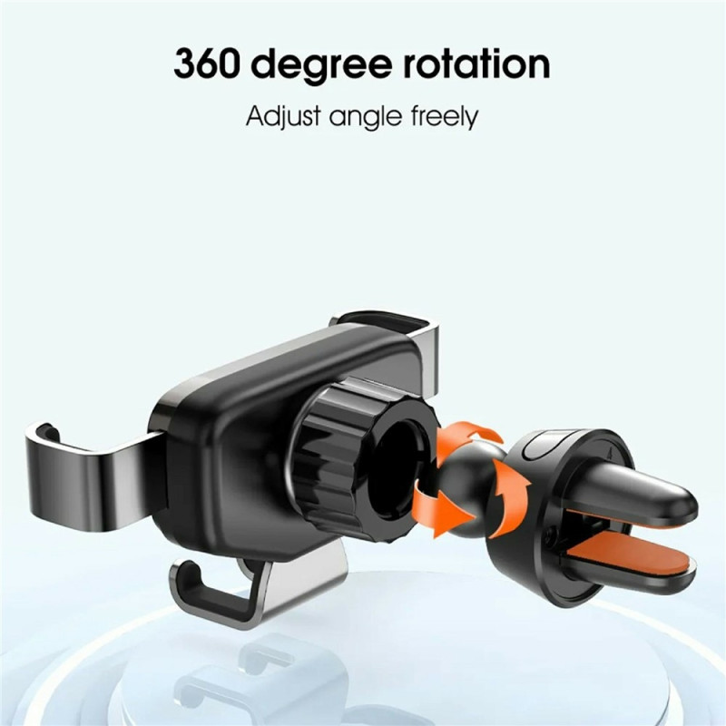Mobile holder Air valve Gravity function 360 rotation automatic locking