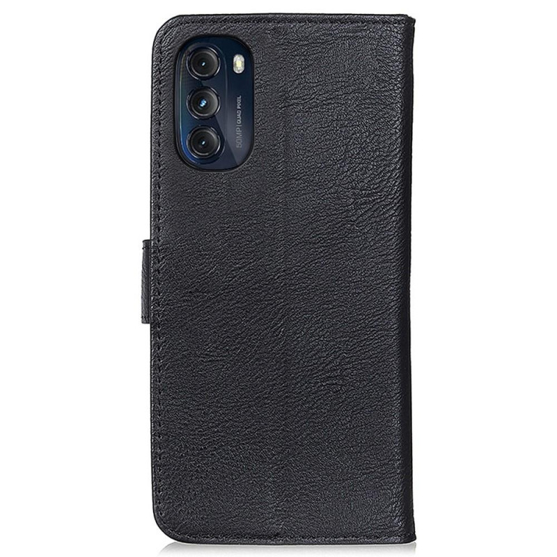 KHAZNEH Motorola Moto G 5G 2022 Lommebok - deksel - Svart