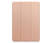 För Lenovo Idea Tab Pro Fodral Tri-Fold Stativ Skal med pennhållare - Rose Gold