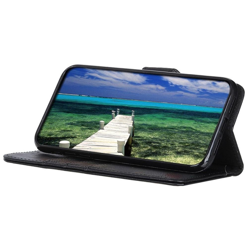 KHAZNEH Wallet Stand Case for Motorola Moto G 5G 2022 - Black