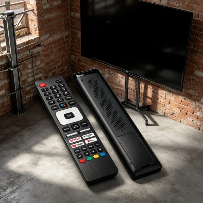 TV fjernbetjening Erstatning til erstatning for RMC0139N til Sharp TV-stemmefunktion