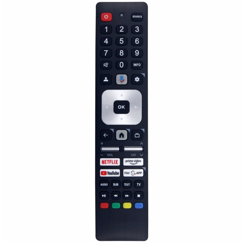 TV fjernbetjening Erstatning til erstatning for RMC0147N til Sharp TV-stemmefunktion