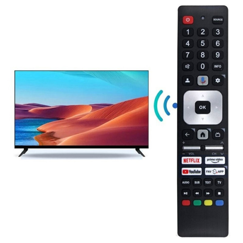 TV remote control Replacement for RMC0147N For Sharp TV Voice Function