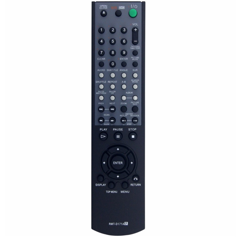Replacement Remote Control for RMT-D171A for Sony DVD