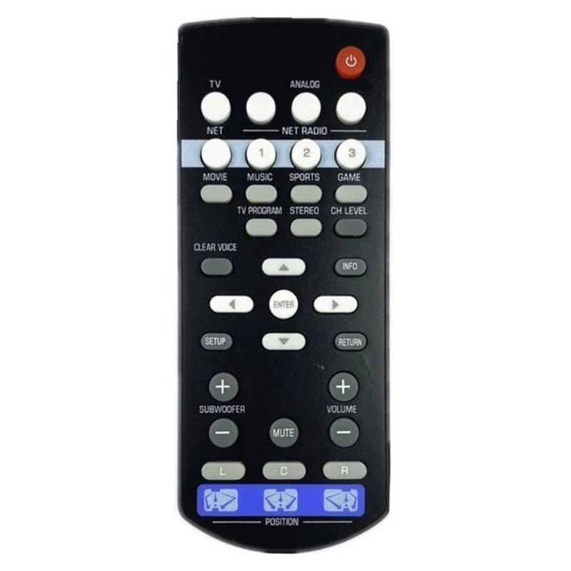 Udskiftning fjernbetjening til FSR86 ZP80780 til Yamaha-soundbar