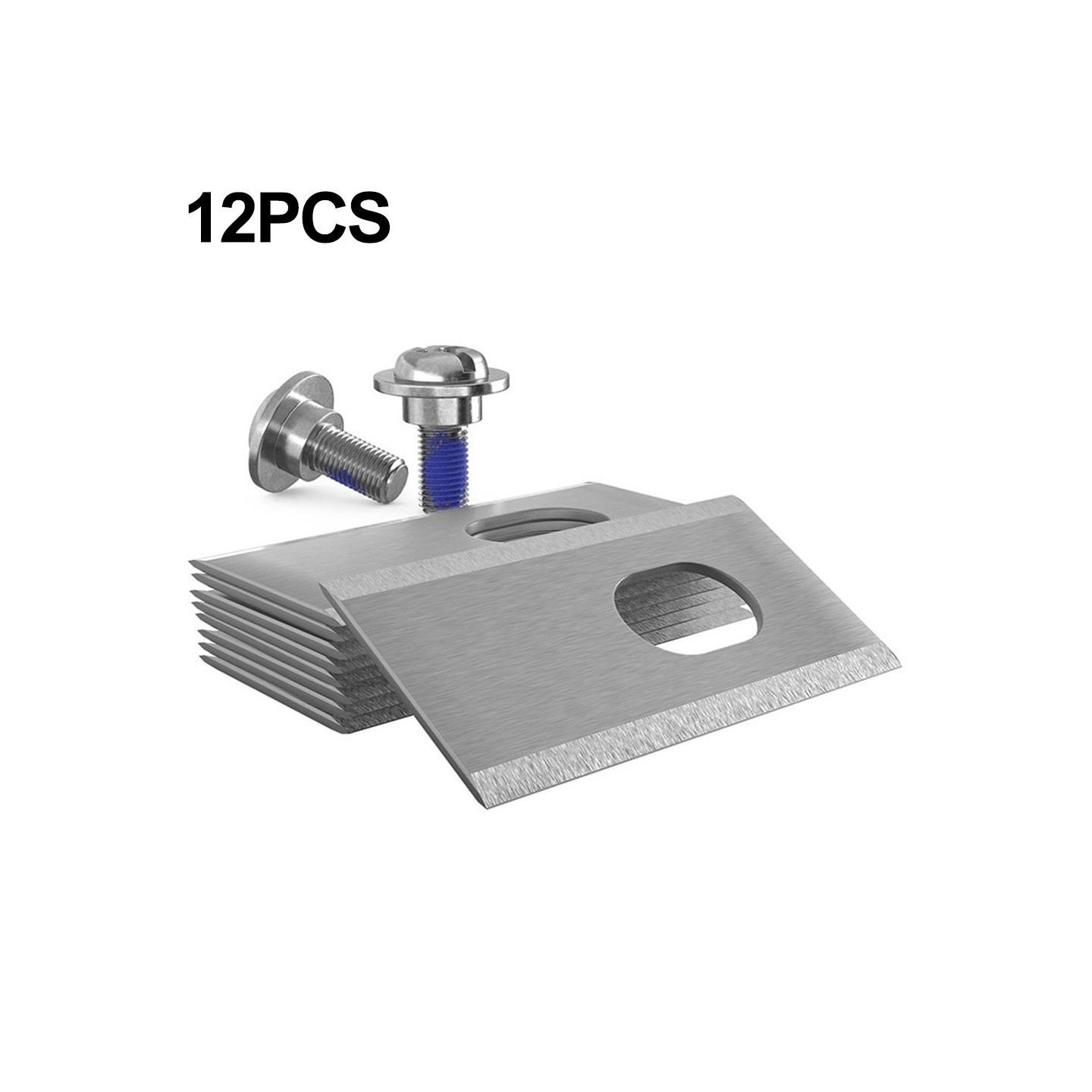 12 vaihtoterää Dreame A1-, A2- ja Mova 600- sekä 1000-robottiruohonleikkureihin (36 x 18 x 0,9 mm)