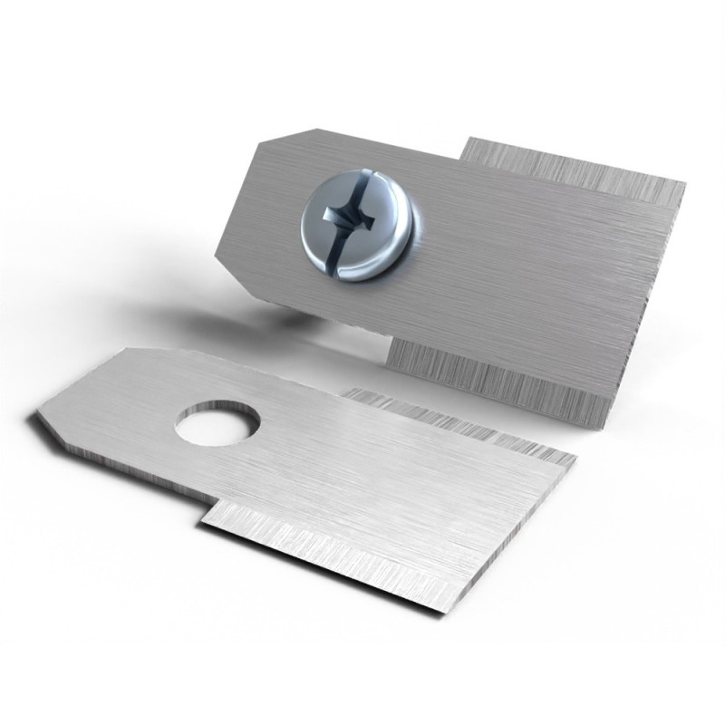 30 replacement blades for Husqvarna, Gardena, and McCulloch robotic lawnmowers, 35 x 18 mm