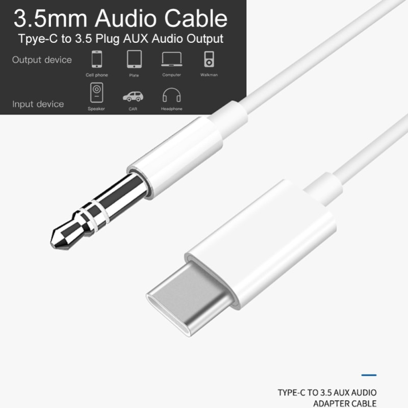 USB - C to 3.5 mm Audio Aux Adapter cable