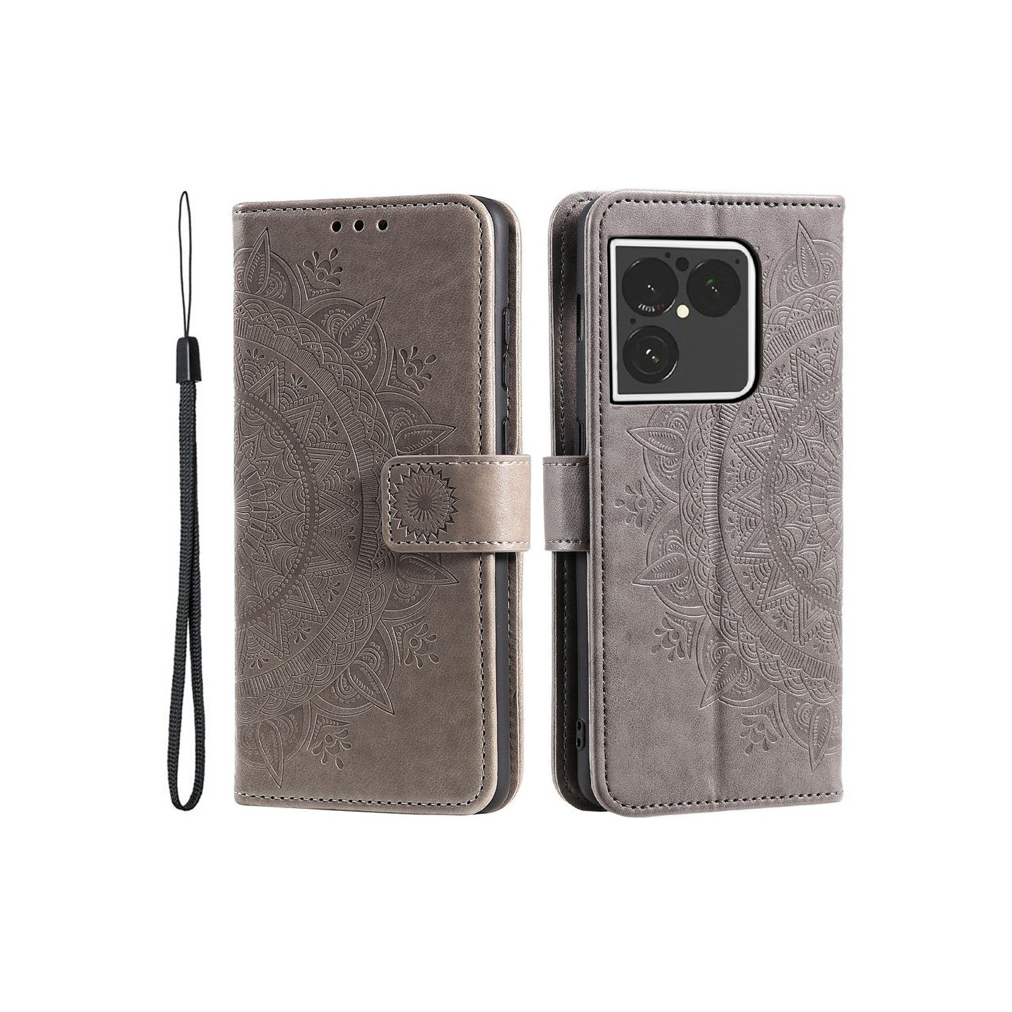 Stand Wallet Case with Wrist Strap for Sony Xperia 1 VIII