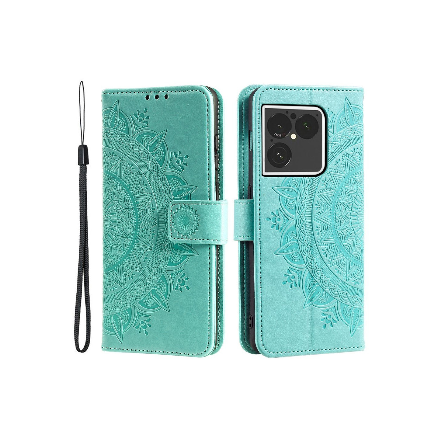 Lompakkokotelo Jalustalla ja Rannelenkillä Sony Xperia 1 VIII:lle