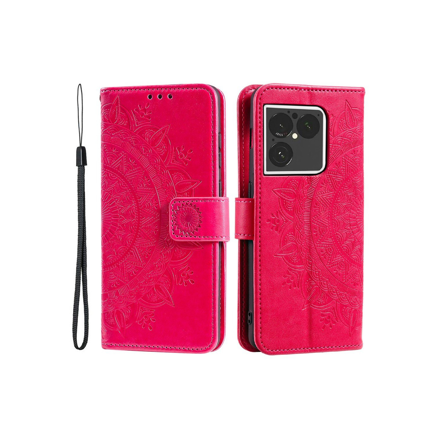 Stand Wallet Case with Wrist Strap for Sony Xperia 1 VIII