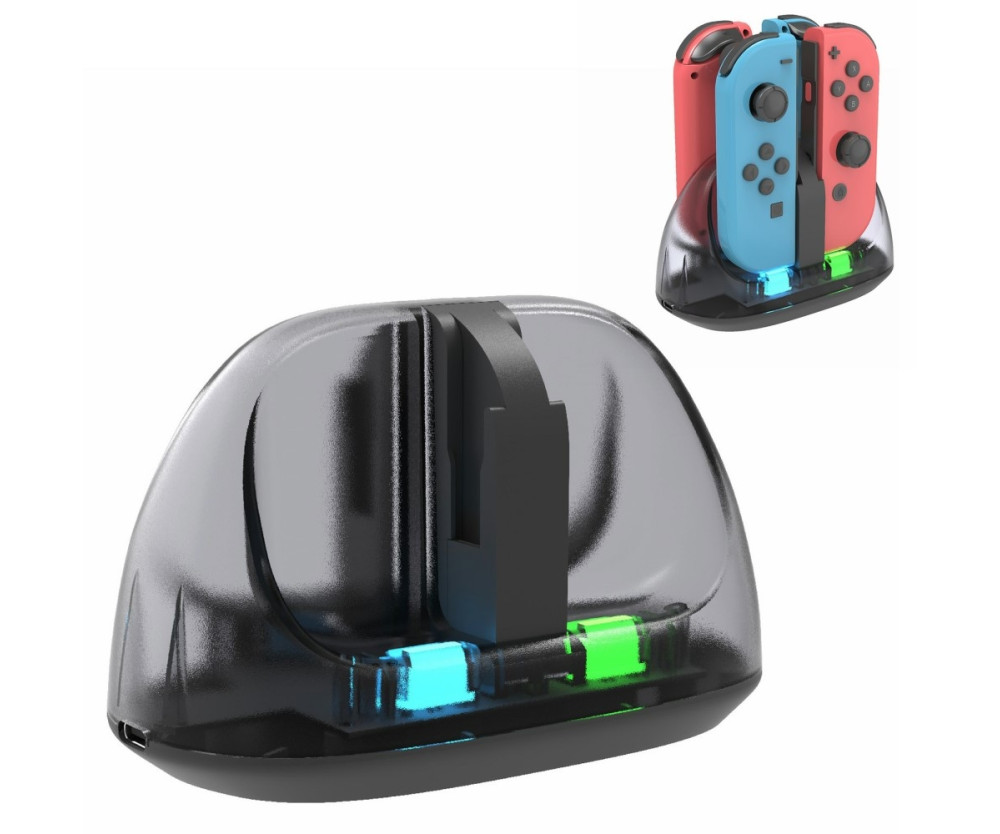 Laddare för kontroller kompatibla med Nintendo Switch Joy-Con Laddningsstation
